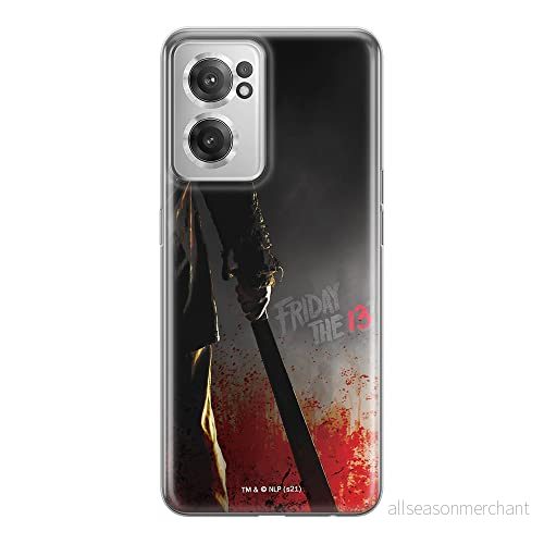 ERT GROUP mobiltelefonfodral för Oneplus NORD CE 2 originalt och officiellt licensierat Horror mönster Friday the 13th 012 anpassad till formen på mobiltelefonen, fodral tillverkad av TPU plast 5905511295370