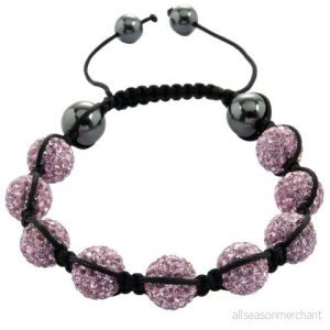 Burgmeister smycken damarmband Shamballa rosa längd olika, olika stenar på svart textilband JBM1147 598 4260266737393 Burgmeister smycken damarmband Shamballa rosa längd olika, olika stenar på svart textilband JBM1147 598 4260266737393