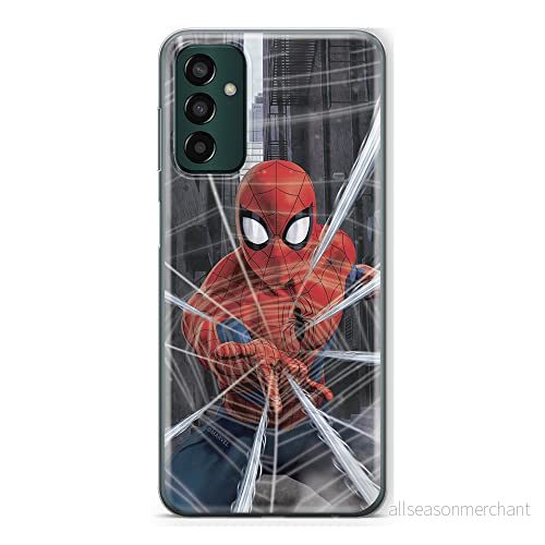 ERT GROUP mobiltelefonfodral för Samsung M13 4G originalt och officiellt licensierat Marvel mönster Spider Man 008 optimalt anpassad till formen på mobiltelefonen, fodral tillverkad av TPU plast 5905511323677