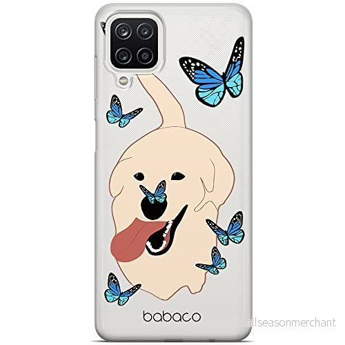 ERT GROUP mobiltelefonfodral för Samsung A12 / M12 F12 originalt och officiellt licensierat Babaco mönster Dogs 011 Vit optimalt anpassad till formen på mobiltelefonen, gedeeltelijk transparant 5905131005700