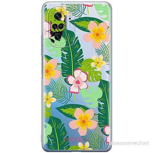 ERT GROUP mobiltelefonfodral för Xiaomi MI 11i/ REDMI K40/K40 PRO/POCO F3/ F3 PRO originalt och officiellt licensierat Babaco mönster Flowers 019, gedeeltelijk transparant 5905511884413