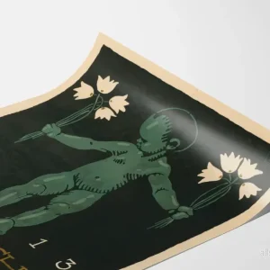 Vintage Bavaroise Poster 1913 – Kampanj mot tuberkulos - Bild 3