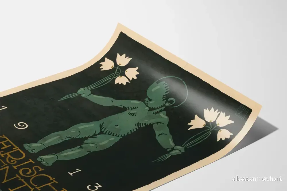 Vintage Bavaroise Poster 1913 – Kampanj mot tuberkulos