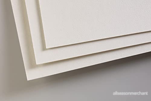 Clairefontaine 696020C Paquet Papier Pastelmat 5 Feuilles Carte Spéciale pour Pastels Secs A3 29,7x42 cm 360g Gris Clair 3329686960208