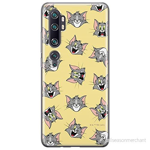 ERT GROUP mobiltelefonfodral för Xiaomi MI NOTE 10 / PRO originalt och officiellt licensierat Tom and Jerry mönster 007, fodral tillverkad av TPU plast 5904805256738