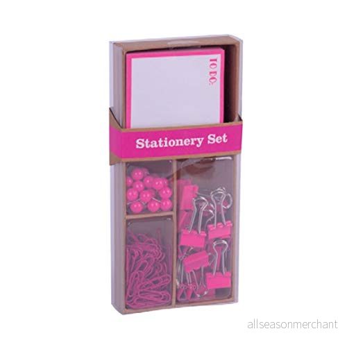 APLI 18424 Set kontor Fluor Collection Rosa 8410782184249