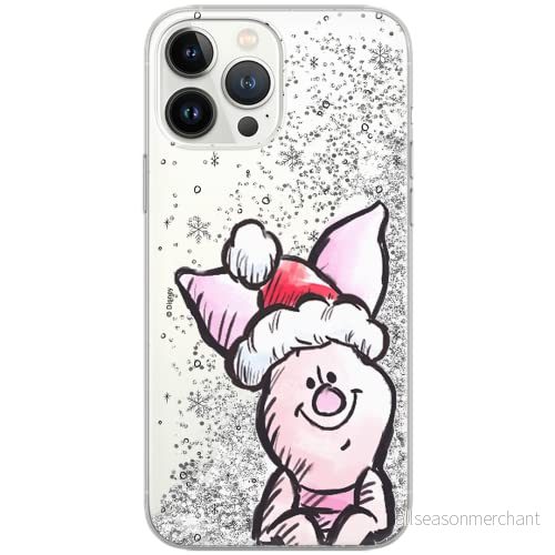 ERT GROUP mobiltelefonfodral för Apple Iphone 13 PRO MAX originalt och officiellt licensierat Disney mönster Winnie the Pooh and friends 027, med glitter overflow effekt 5904805763373
