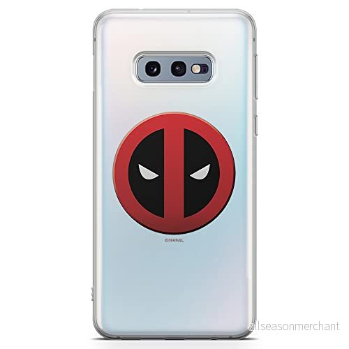 ERT GROUP mobiltelefonfodral för Samsung S10e originalt och officiellt licensierat Marvel mönster Deadpool 003 optimalt anpassad till formen på mobiltelefonen, gedeeltelijk transparant 5902980858532