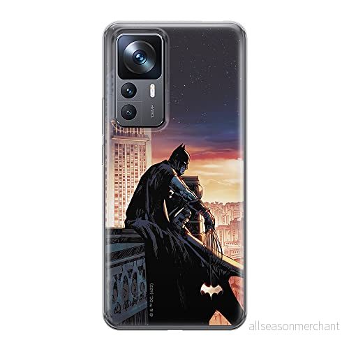 ERT GROUP mobiltelefonfodral för Xiaomi 12T/12T pro/K50 Ultra originalt och officiellt licensierat DC mönster Batman 060 optimalt anpassad till formen på mobiltelefonen, fodral tillverkad av TPU plast 5905511585853