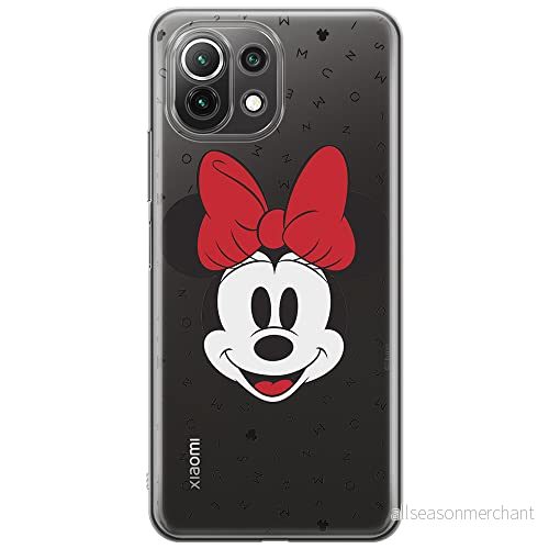 ERT GROUP mobiltelefonfodral för Xiaomi 11 LITE 4G/5G originalt och officiellt licensierat Disney mönster Minnie 056, gedeeltelijk transparant 5903932699081