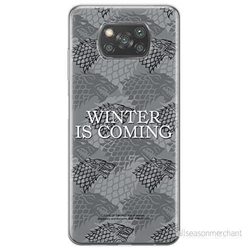 ERT GROUP mobiltelefonfodral för Xiaomi POCOPHONE X3 originalt och officiellt licensierat Game od Thrones mönster of 019, fodral tillverkad av TPU plast 5903932692563