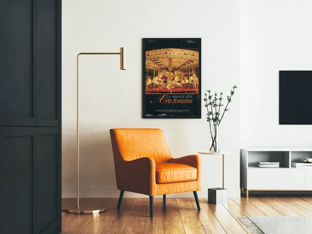 Vintageposter av Le Musée des Arts Forains - Gammal karusell - Bild 2