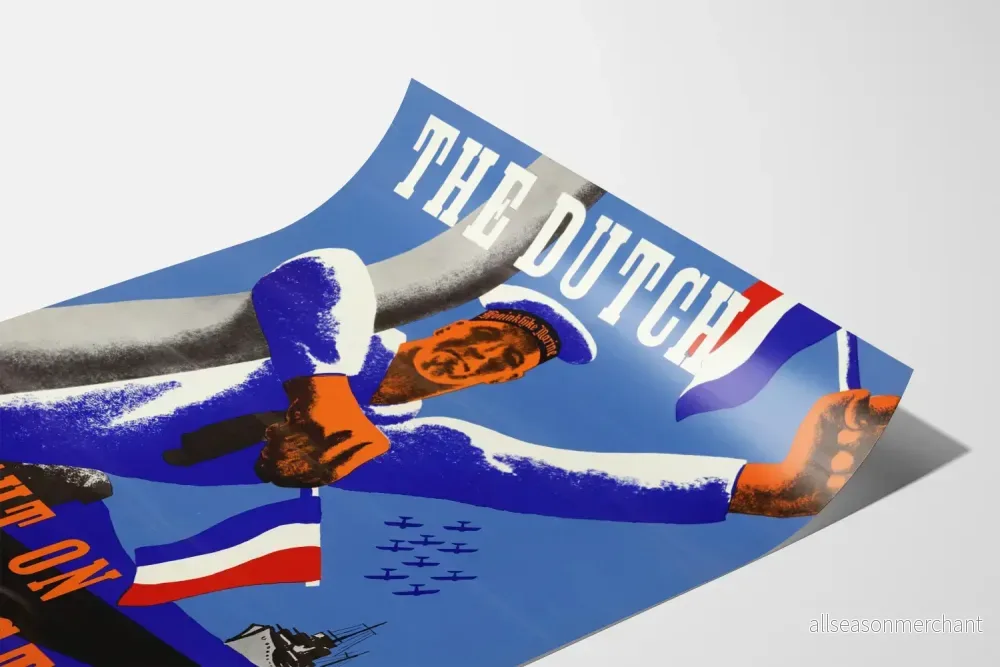 Vintageposter The Dutch Fight On To Victory - Bild 3