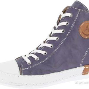 Andrea Conti dam high top sneakers, plommon, 39 EU, EU 4067518085291