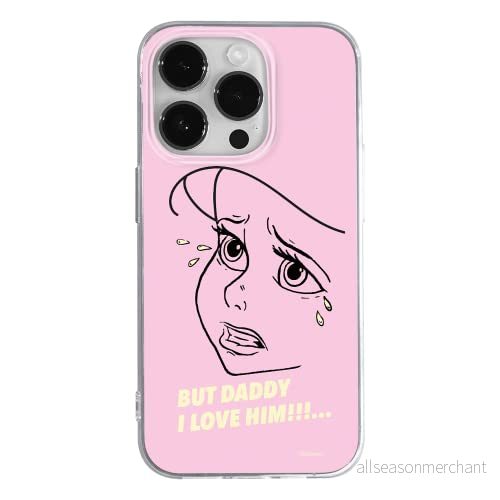 ERT GROUP mobiltelefonfodral för Apple Iphone 14 PRO MAX originalt och officiellt licensierat Disney mönster Ariel 007 optimalt anpassad till formen på mobiltelefonen, fodral tillverkad av TPU plast 5905131942081