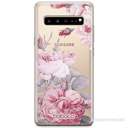 ERT GROUP mobiltelefonfodral för Samsung S10 originalt och officiellt licensierat Babaco mönster Flowers 050 optimalt anpassad till formen på mobiltelefonen, gedeeltelijk transparant 5905131347596