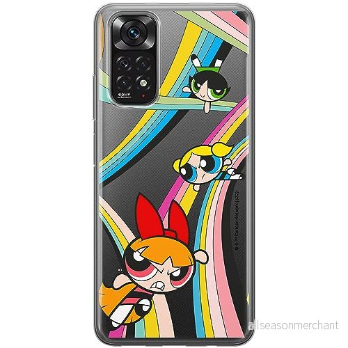 ERT GROUP mobiltelefonfodral för Xiaomi REDMI NOTE 11 4G/ 11S 4G originalt och officiellt licensierat The Powerpuff Girls mönster 020, gedeeltelijk transparant 5905511967307