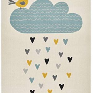 Zala Living Barnmatta lekmatta härlig regnfall (120 x 170 cm, supermjuk, lämplig för golvvärme, Oeko Tex standard 100 certifierad), gräddfärgad 4260669874435 Zala Living Barnmatta lekmatta härlig regnfall (120 x 170 cm, supermjuk, lämplig för golvvärme, Oeko Tex standard 100 certifierad), gräddfärgad 4260669874435