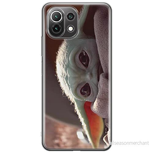 ERT GROUP mobiltelefonfodral för Xiaomi 11 LITE 4G/5G originalt och officiellt licensierat Star Wars mönster Baby Yoda 021, fodral tillverkad av TPU plast 5904805071942
