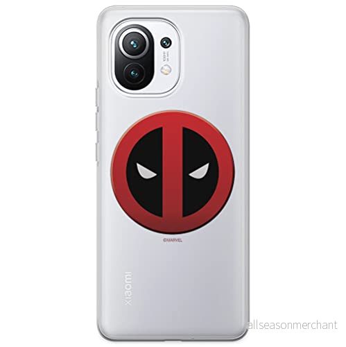 ERT GROUP mobiltelefonfodral för Xiaomi 11 originalt och officiellt licensierat Marvel mönster Deadpool 003 optimalt anpassad till formen på mobiltelefonen, gedeeltelijk transparant 5903537097893