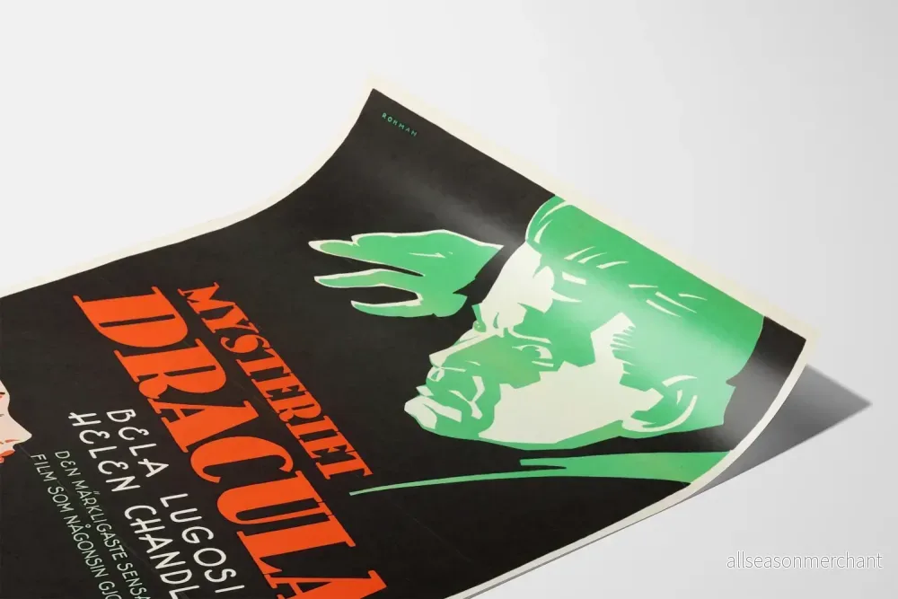 Vintageposter Dracula dekorativ stil retro - Bild 3