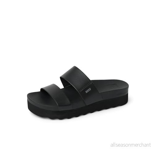 REEF Damkudde Vista Hi plattform sandal, svart, 38.5 EU 194097978837