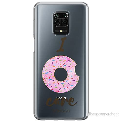 ERT GROUP mobiltelefonfodral för Xiaomi REDMI NOTE 9 PRO/ 9S originalt och officiellt licensierat Babaco mönster Donut 001 optimalt anpassad till formen på mobiltelefonen, gedeeltelijk transparant 5904805405266