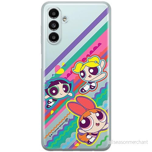 ERT GROUP mobiltelefonfodral för Samsung A13 5G/ A04s originalt och officiellt licensierat The Powerpuff Girls mönster 026, gedeeltelijk transparant 5905511971434