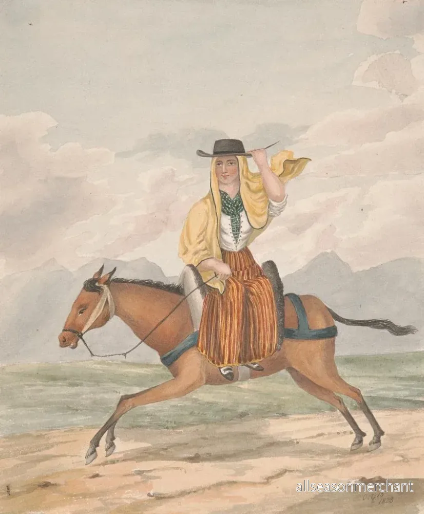 Målning av Femme de Tacoronte - Alfred Diston - Bild 2