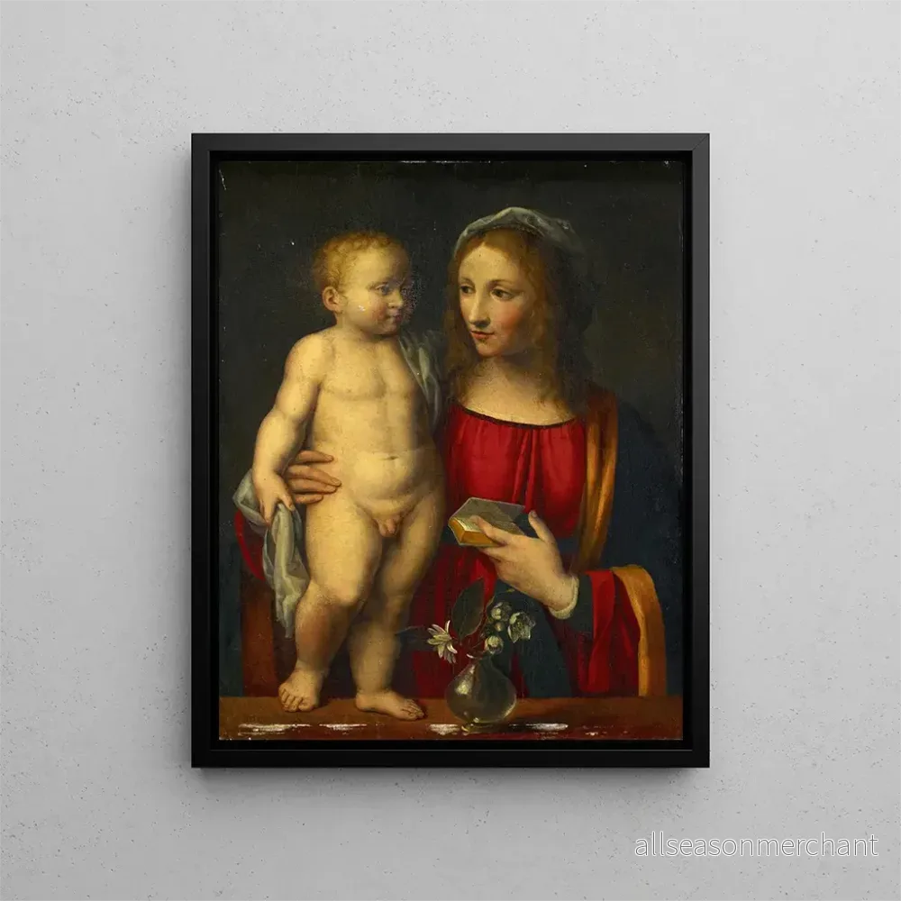 Målning Vierge à l'Enfant - Bernardino Luini | Konsttryck