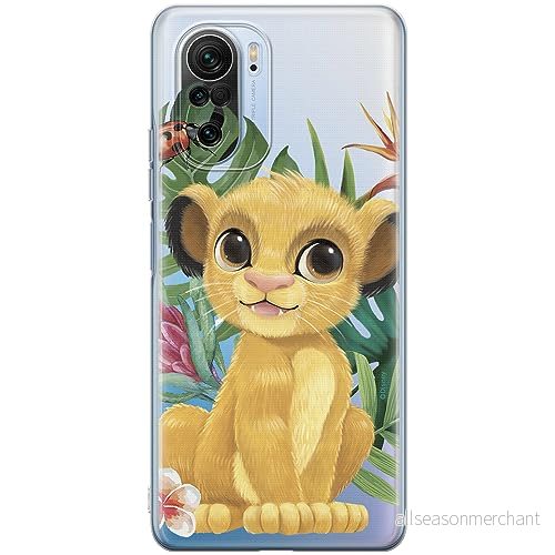 ERT GROUP mobiltelefonfodral för Xiaomi MI 11i/ REDMI K40/K40 PRO/POCO F3/ F3 PRO originalt och officiellt licensierat Disney mönster Simba & Friends 004, gedeeltelijk transparant 5905511891626