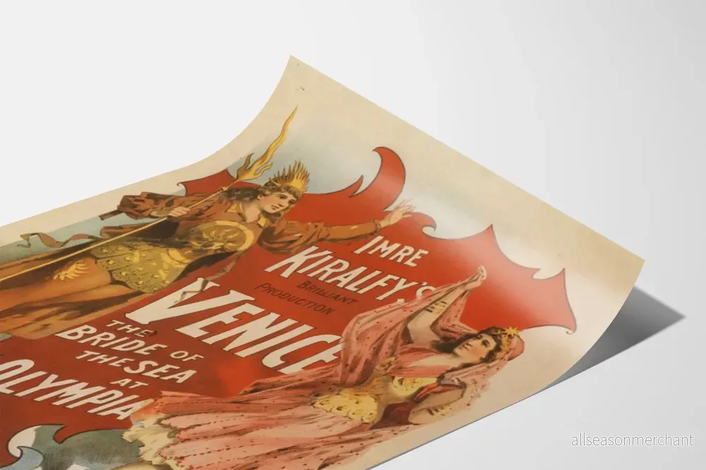 Vintageposter Venezia Bruden av havet på Olympia - Bild 3
