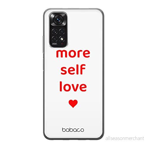 ERT GROUP mobiltelefonfodral för Xiaomi REDMI NOTE 11S 4G / 11 originalt och officiellt licensierat Babaco mönster More self love 001, fodral tillverkad av TPU plast 5905511565909