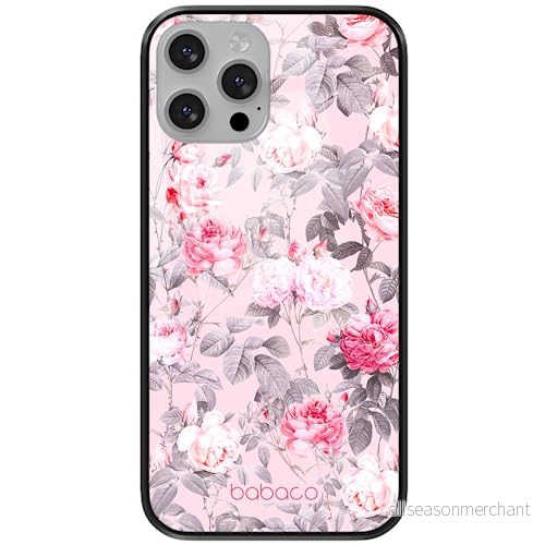 ERT GROUP mobiltelefonfodral för Apple Iphone 13 MINI originalt och officiellt licensierat Babaco mönster Flowers 054 tillverkad av härdat glas, skyddsfodral 5905131355744
