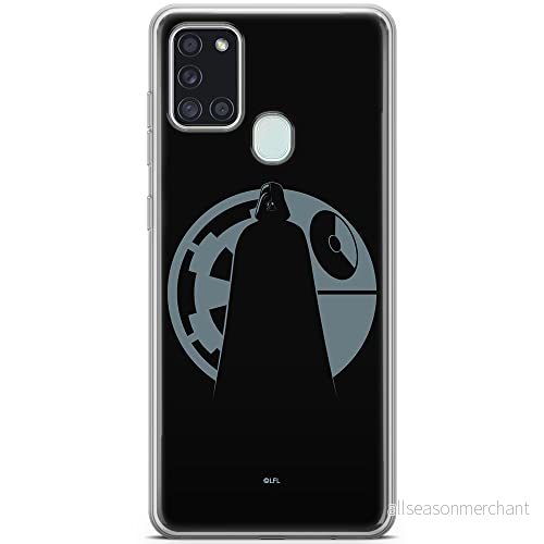 ERT GROUP mobiltelefonfodral för Samsung A21s originalt och officiellt licensierat Star Wars mönster Darth Vader 022 optimalt anpassad till formen på mobiltelefonen, fodral tillverkad av TPU plast 5903040261583