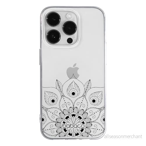 ERT GROUP mobiltelefonfodral för Apple Iphone 14 PRO originalt och officiellt licensierat Babaco mönster Mandalas 008 optimalt anpassad till formen på mobiltelefonen, gedeeltelijk transparant 5905131918291