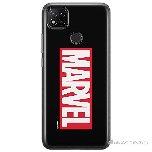 ERT GROUP mobiltelefonfodral för Xiaomi REDMI 9C originalt och officiellt licensierat Marvel mönster 001 optimalt anpassad till formen på mobiltelefonen, fodral tillverkad av TPU plast 5903040279076
