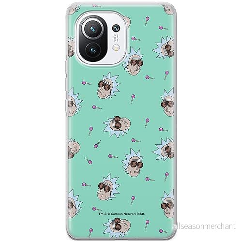 ERT GROUP mobiltelefonfodral för Xiaomi 11 originalt och officiellt licensierat Rick and Morty mönster & 048 anpassad till formen på mobiltelefonen, fodral tillverkad av TPU plast 5905795051358