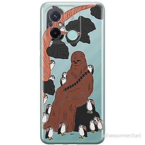 ERT GROUP mobiltelefonfodral för Xiaomi REDMI 12C/ 11A originalt och officiellt licensierat Star Wars mönster Chewbacca 006 anpassad till formen på mobiltelefonen, gedeeltelijk transparant 5905511842826