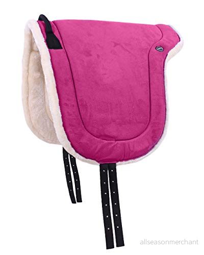 QHP Bareback Pad Dark Rosa Pony 8718369203940