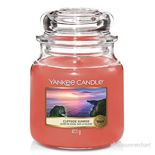 Yankee Candle Doftljus Cliffside Sunrise Medium Jar Bränntid: upp till 75 timmar (1630399E) 5038581112855