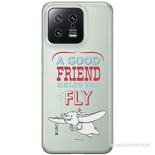ERT GROUP mobiltelefonfodral för Xiaomi 13 originalt och officiellt licensierat Disney mönster Dumbo 004 optimalt anpassad till formen på mobiltelefonen, gedeeltelijk transparant 5905511898144