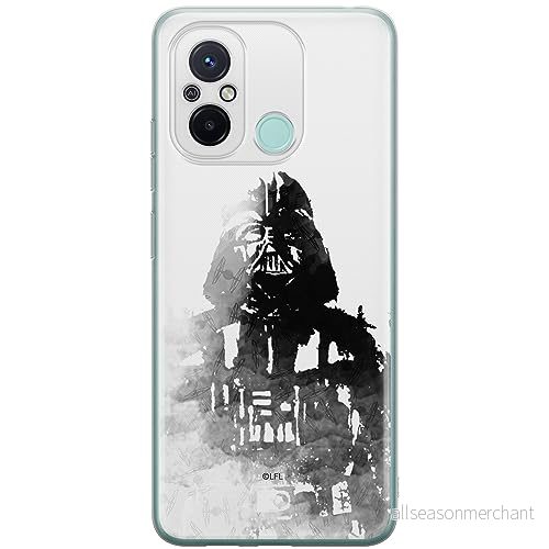ERT GROUP mobiltelefonfodral för Xiaomi REDMI 12C/ 11A originalt och officiellt licensierat Star Wars mönster Darth Vader 008, fodral tillverkad av TPU plast 5905511854751