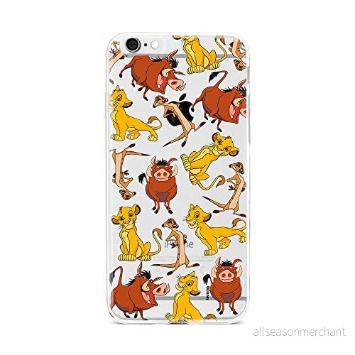 ERT GROUP mobiltelefonfodral för Iphone 6 PLUS originalt och officiellt licensierat Disney mönster Simba & Friends 010 optimalt anpassad till formen på mobiltelefonen, gedeeltelijk transparant 5905131791023