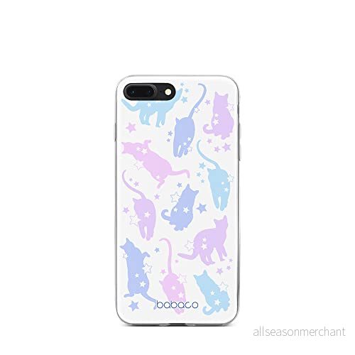 ERT GROUP mobiltelefonfodral för Iphone 7 PLUS/ 8 PLUS originalt och officiellt licensierat Babaco mönster Cats 016 optimalt anpassad till formen på mobiltelefonen, fodral tillverkad av TPU plast 5905131098450
