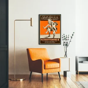 Vintageposter Ultravitamines 4 - Retro väggdekoration för barn - Bild 2