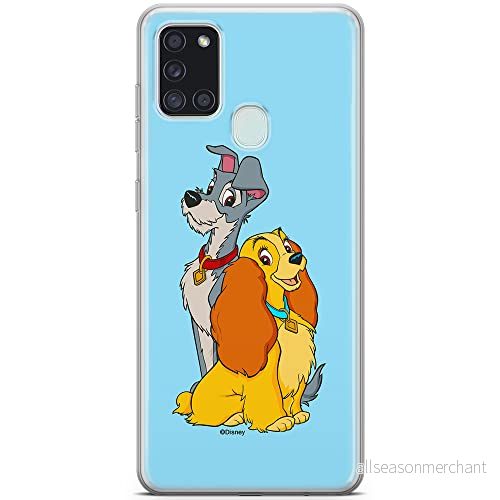 ERT GROUP mobiltelefonfodral för Samsung A21s originalt och officiellt licensierat Disney mönster Lady and the Tramp 003 optimalt anpassad till formen på mobiltelefonen, fodral tillverkad av TPU plast 5905131152282