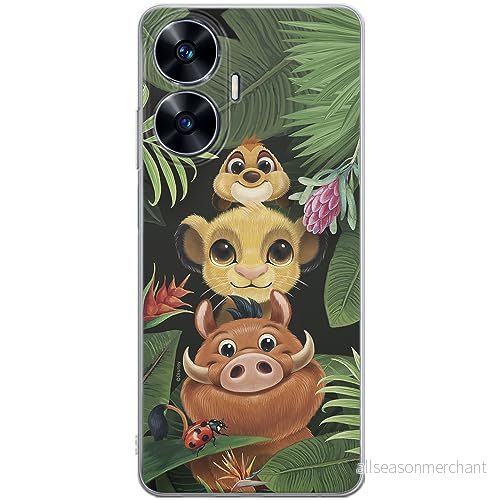 ERT GROUP mobiltelefonfodral för Realme C55 originalt och officiellt licensierat Disney mönster Simba & Friends 003 optimalt anpassad till formen på mobiltelefonen, fodral tillverkad av TPU plast 5905511875978