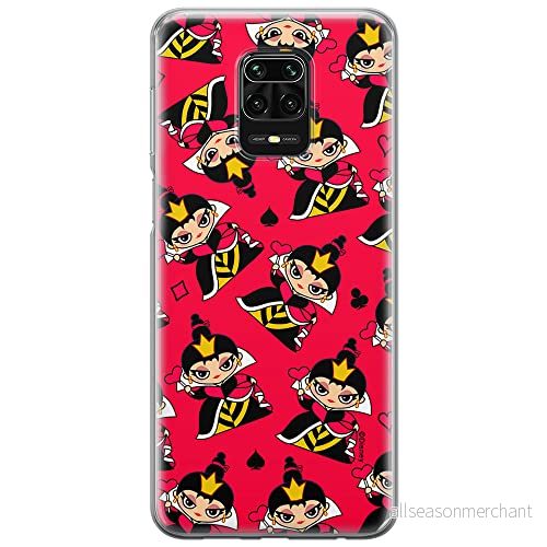 ERT GROUP mobiltelefonfodral för Xiaomi REDMI NOTE 9 PRO/ 9S originalt och officiellt licensierat Disney mönster Queen of Hearts 002, fodral tillverkad av TPU plast 5905131429322