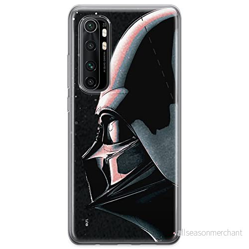 ERT GROUP mobiltelefonfodral för Xiaomi MI NOTE 10 Lite originalt och officiellt licensierat Star Wars mönster Darth Vader 017 anpassad till formen på mobiltelefonen, fodral tillverkad av TPU plast 5904805593314